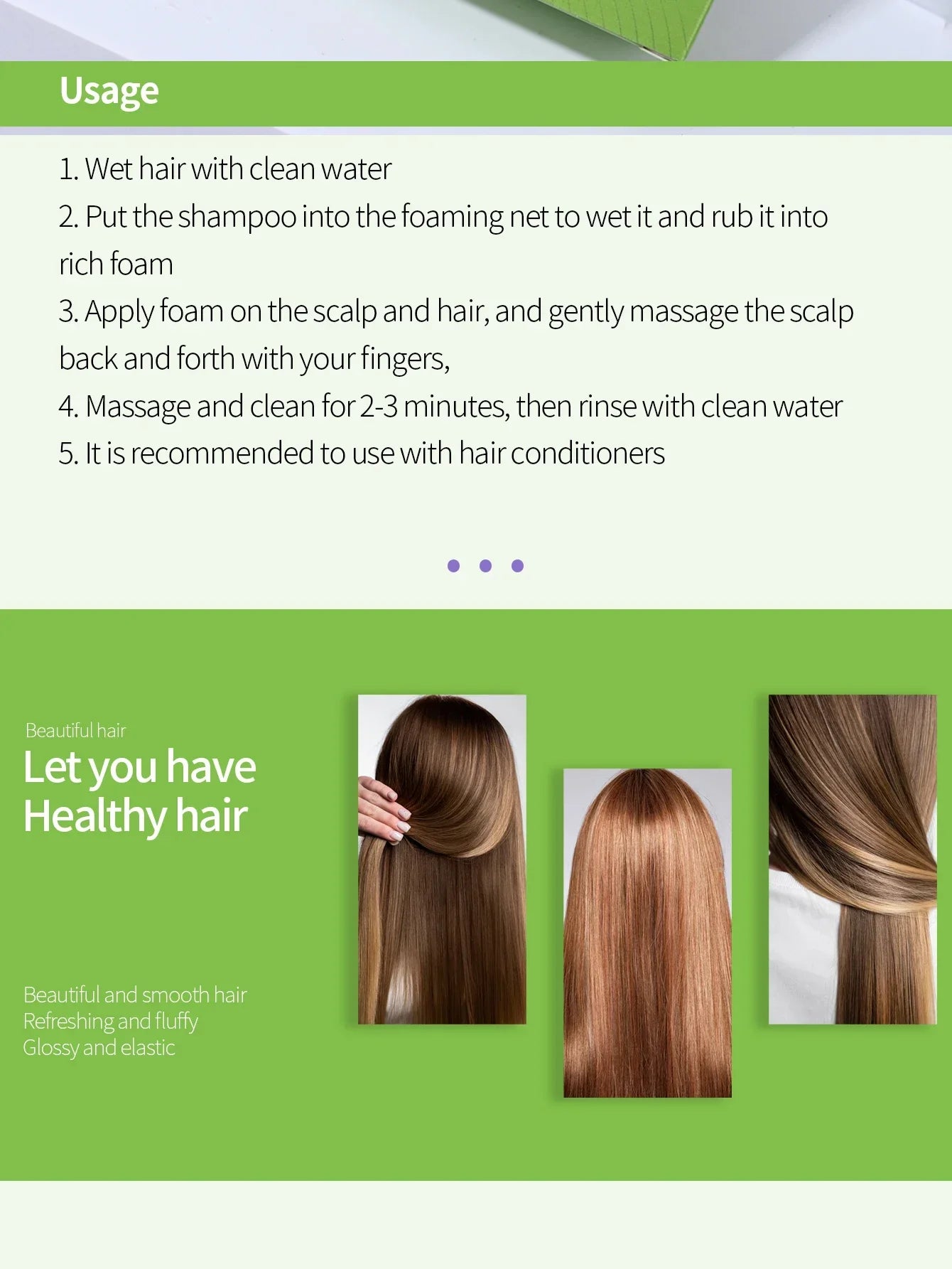 천연 허니 샴푸 - Rooted Living의 부드럽고 비듬 없는 모발