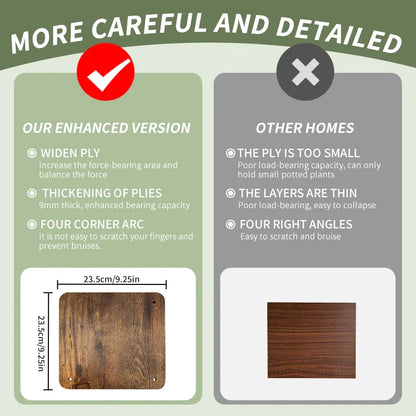 木制植物架 - 为花卉爱好者带来节省空间的优雅