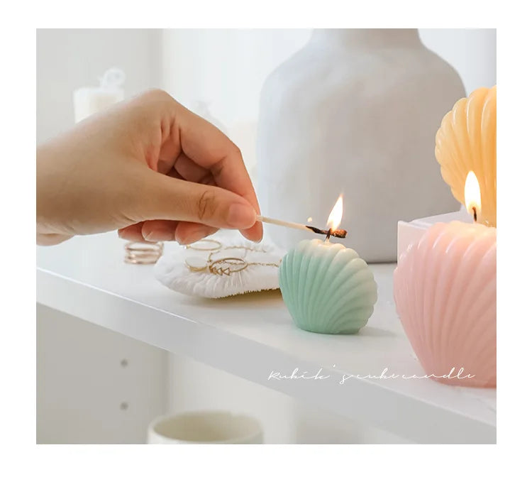 Handmade Shell Candle - Eco-Friendly Aromatherapy - Perfect Gift