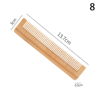 Eco-Friendly Bamboo Comb: Anti-Static Tool for Pros