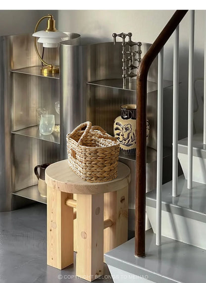 Handwoven Seagrass Basket - Eco-Friendly Home Organizer