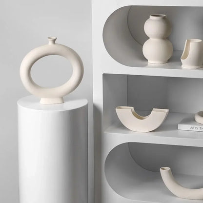 Eco-Friendly Ceramic Flower Pot – Modern Decor by Crafts