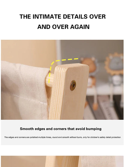 Libreria per bambini in legno: spazio elegante per i giovani lettori!