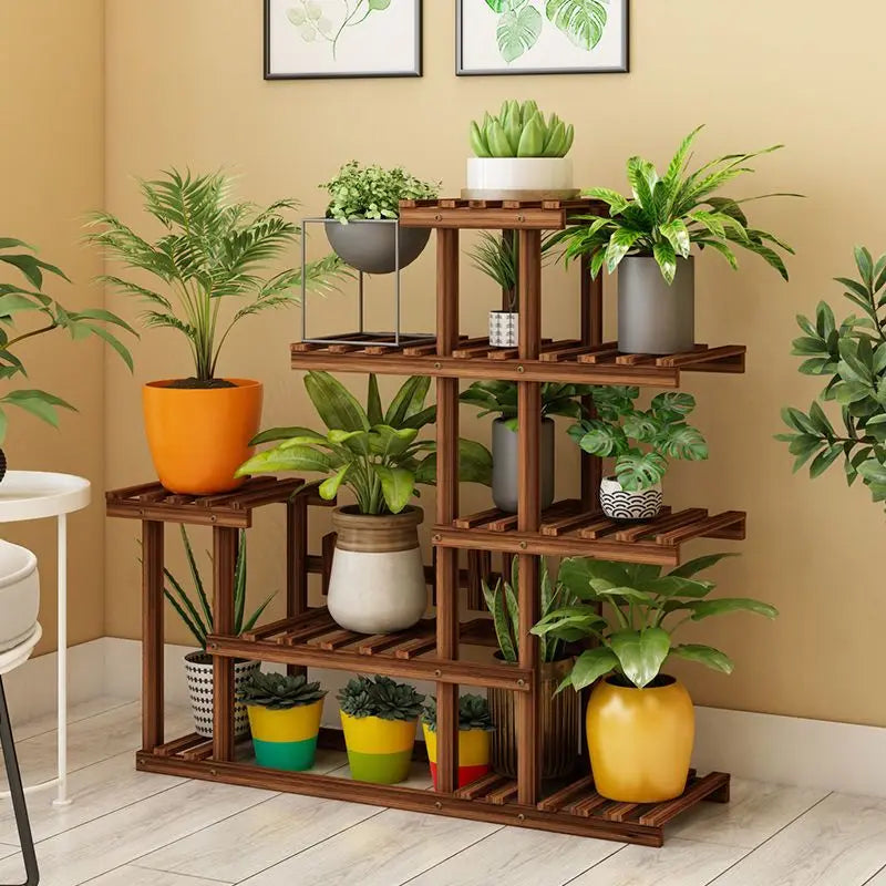 Support à fleurs de balcon multicouche - Chic et peu encombrant pour les amateurs de plantes