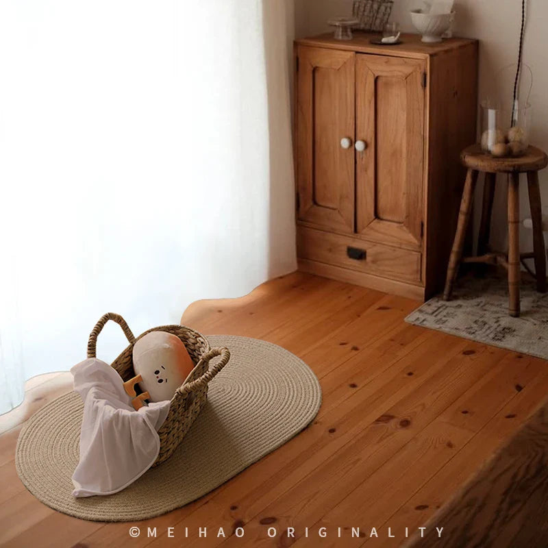 Handwoven Seagrass Basket - Eco-Friendly Home Organizer