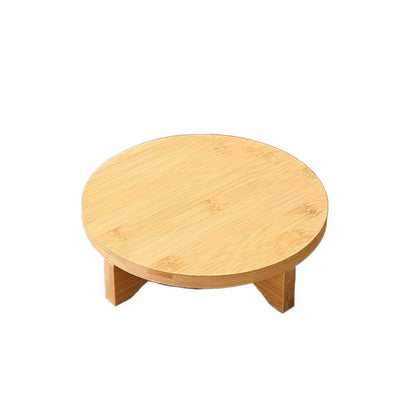 Elegant Wooden Bonsai Display Stand for Plant Lovers - Eco-Friendly Showcase