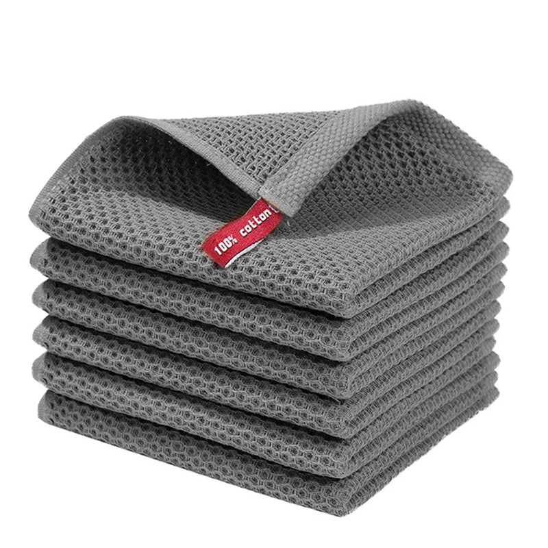 Super Absorbent Cotton Dishcloth - Soft & Stylish Kitchen Essential