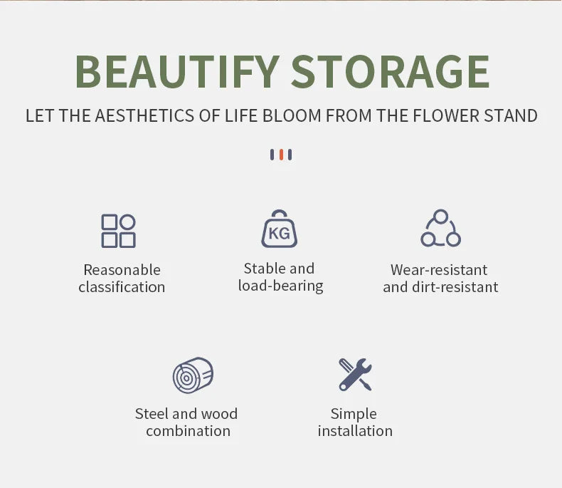 木制植物架 - 为花卉爱好者带来节省空间的优雅