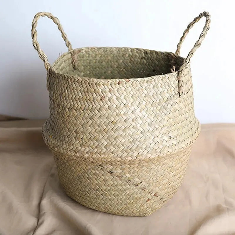 Wicker Toy Organizer Basket | Eco-Friendly Storage Solution for Families