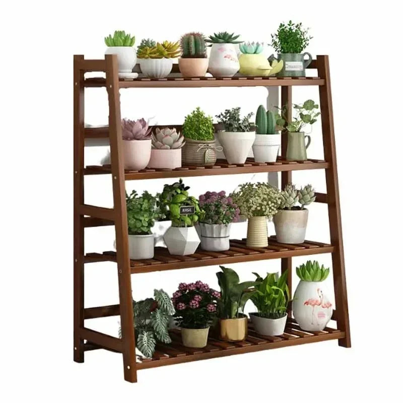 Étagère universelle en bois pour plantes – Élevez le style de votre jardin !