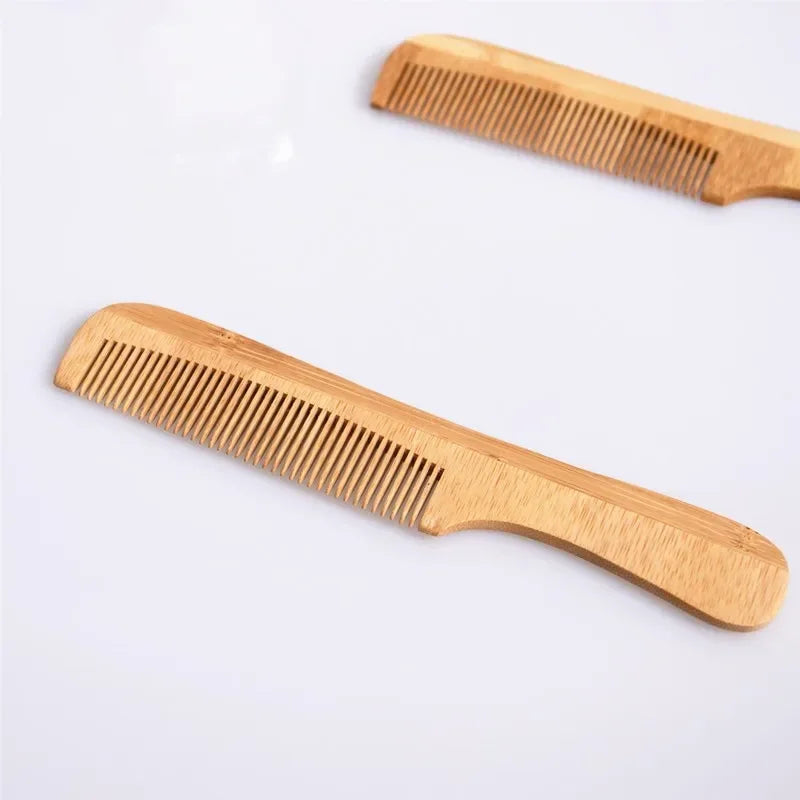 Bamboo Massage Comb: Eco-Friendly Hair Care for Men & Women