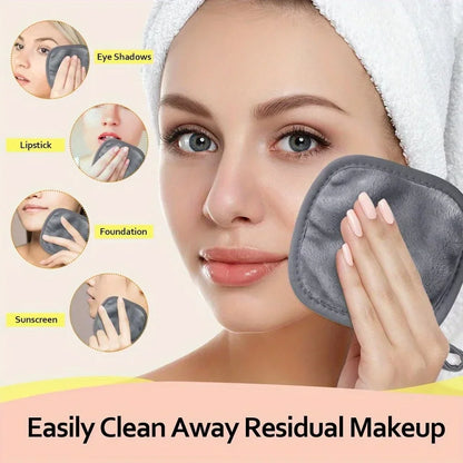 Reusable Microfiber Face Cloths for Effortless Makeup Removal - Eco-Friendly Skincare Solution