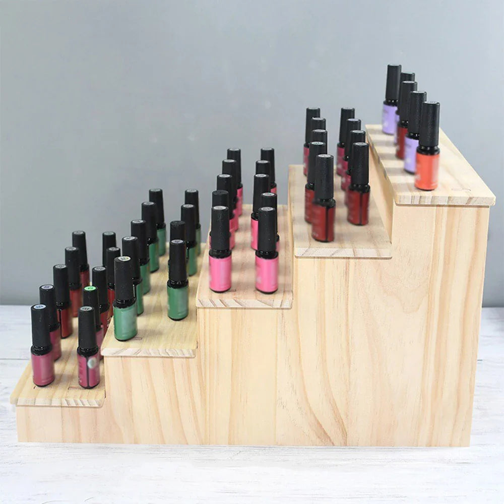 优雅的木制展示架 - 适合收藏家的多功能收纳盒