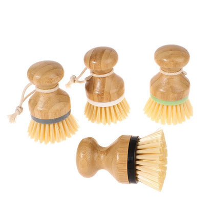 Eco-Friendly Bamboo Cleaning Brush for Effortless Kitchen Care