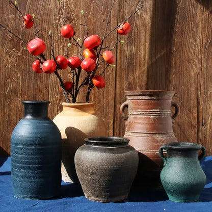 Handmade Ceramic Urn Vase - Elegance for Living Spaces