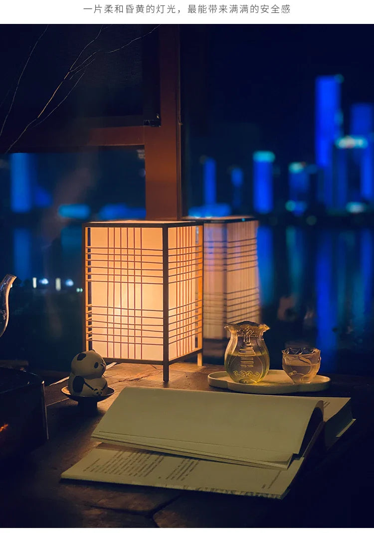 Bamboo Table Lamp: Warm Glow for Cozy Bedrooms & Studies