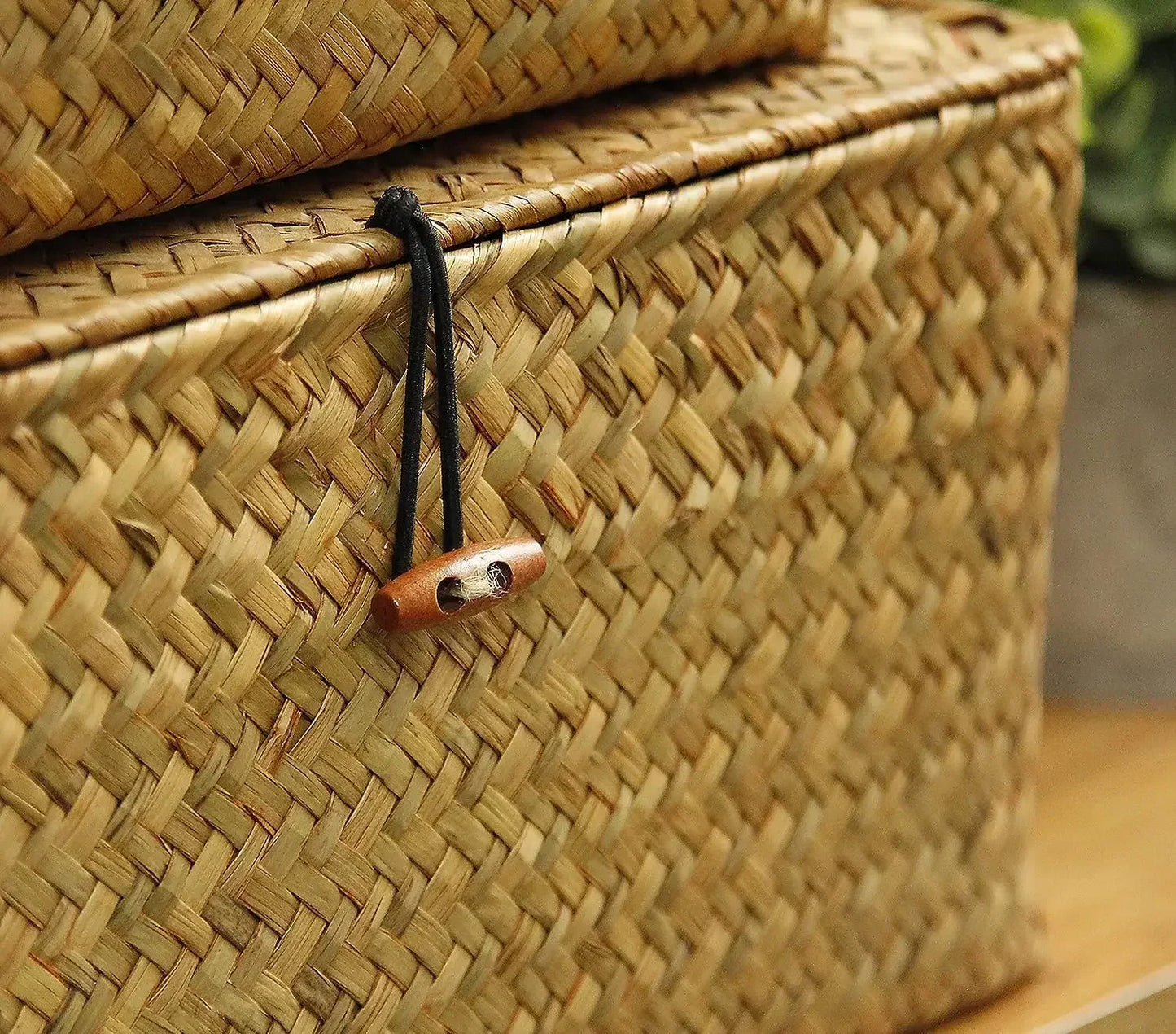 Handwoven Seagrass Storage Baskets Set - Stylish & Eco-Friendly
