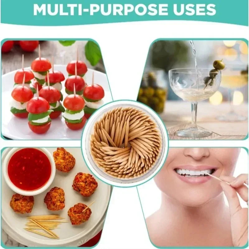 Eco-Friendly Bamboo Toothpick Picks for Stylish Events