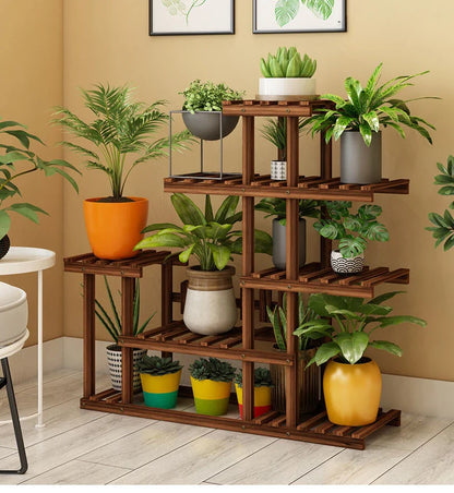 Support à fleurs de balcon multicouche - Chic et peu encombrant pour les amateurs de plantes