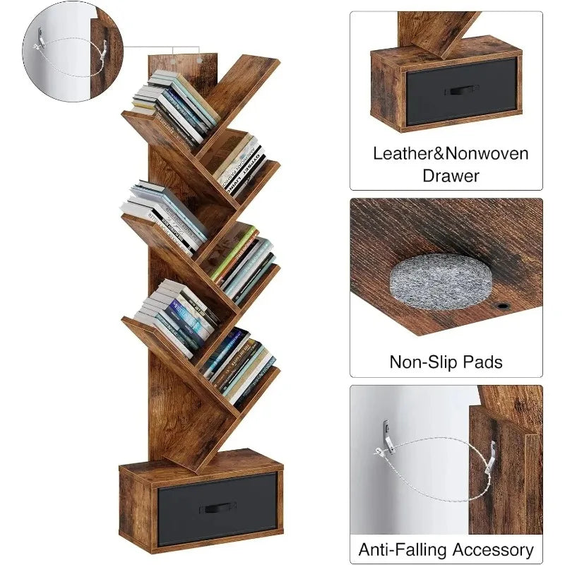 Small Modern Kids' Bookshelf – Stylish Storage & Easy Access