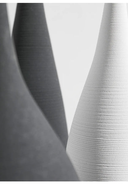 Handmade Ceramic Art Vase - Modern Nordic Luxury Decor