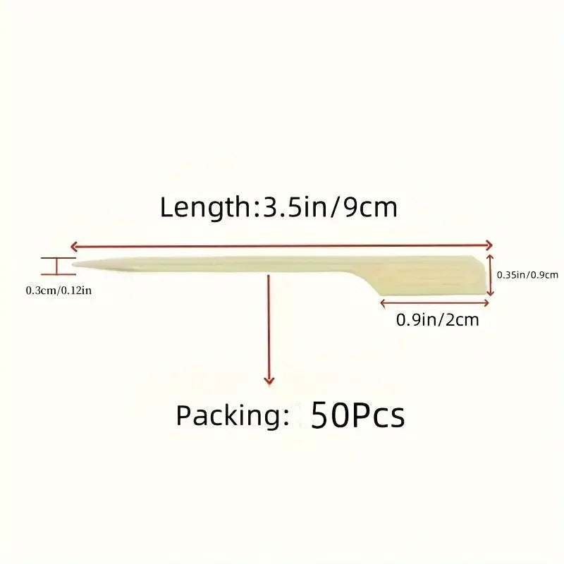 Disposable Bamboo Skewers – Easy BBQ Tools for Parties