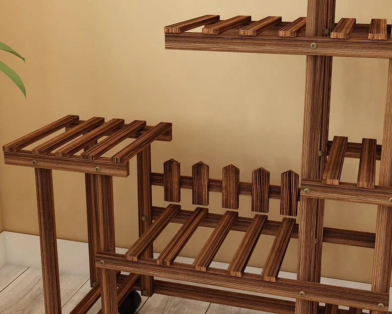 Support à fleurs de balcon multicouche - Chic et peu encombrant pour les amateurs de plantes