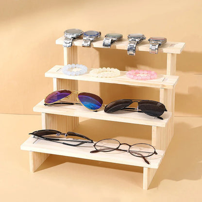 优雅的木制展示架 - 适合收藏家的多功能收纳盒