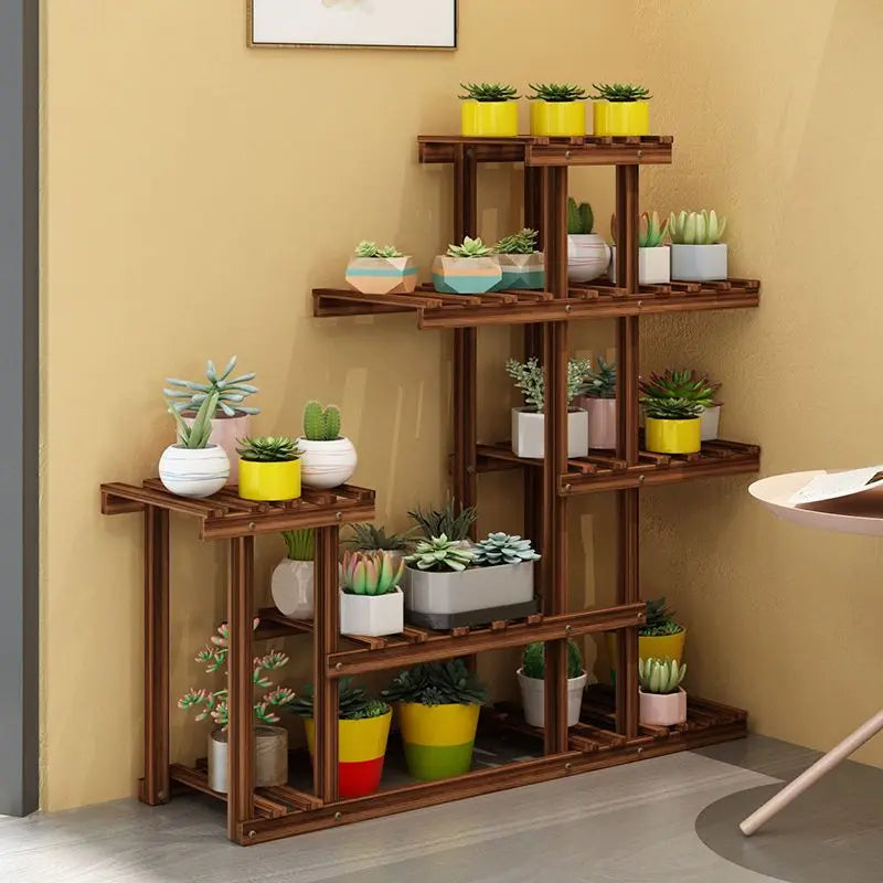 Support à fleurs de balcon multicouche - Chic et peu encombrant pour les amateurs de plantes