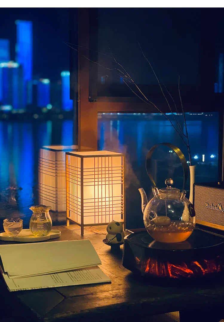 Bamboo Table Lamp: Warm Glow for Cozy Bedrooms & Studies