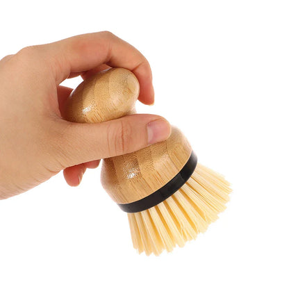 Eco-Friendly Bamboo Cleaning Brush for Effortless Kitchen Care