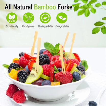 Eco-Friendly Bamboo Forks: Chic Charcuterie Essential