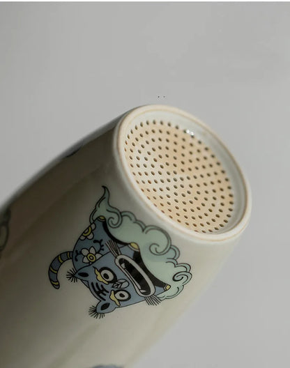 Cute Tiger Travel Tea Set - Portable Elegance for Tea Lovers