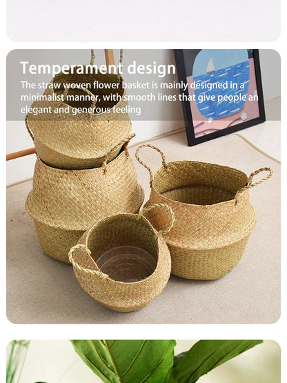 Wicker Toy Organizer Basket | Eco-Friendly Storage Solution for Families