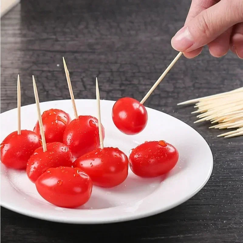 Eco-Friendly Bamboo Toothpick Picks for Stylish Events