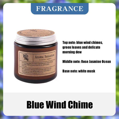 Smokeless Aromatic Soy Wax Candle - Elegant Home Décor Gift