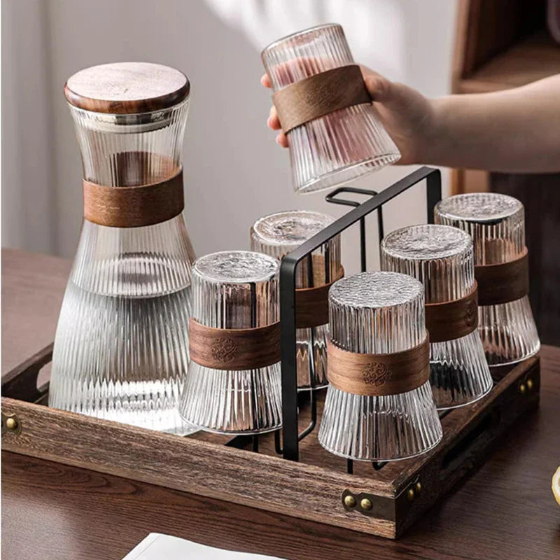 Elegant Heat-Resistant Glass Cup Set for Tea Lovers