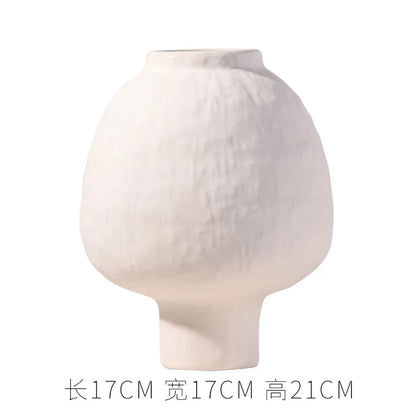 Handmade Ceramic Vase - Artisan Floral Elegance for Home