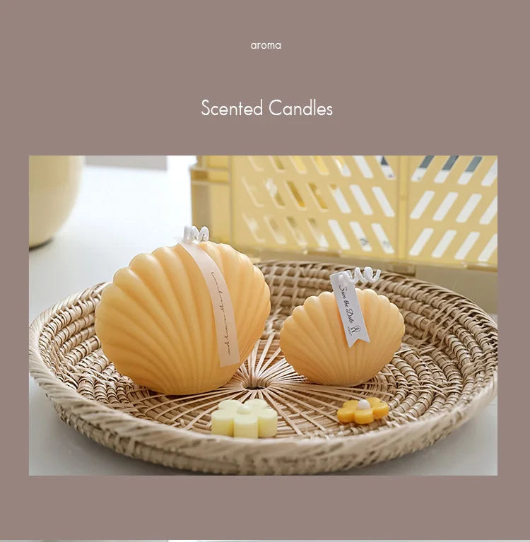 Handmade Shell Candle - Eco-Friendly Aromatherapy - Perfect Gift