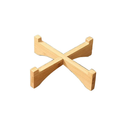 Elegant Wooden Bonsai Display Stand for Plant Lovers - Eco-Friendly Showcase