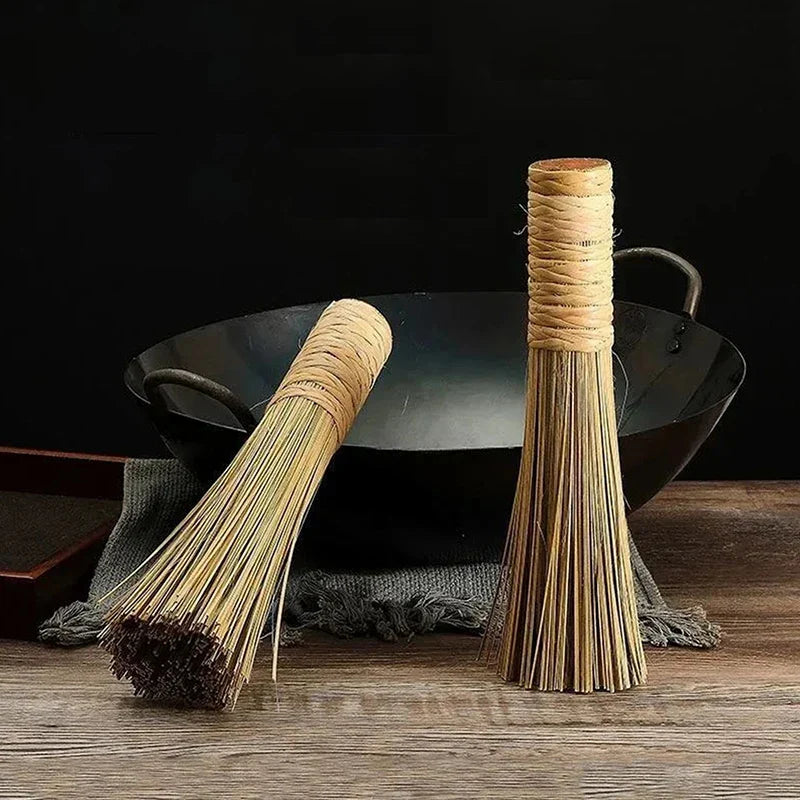Eco-Friendly Bamboo Pot Washing Brush - Effortless Cleanup