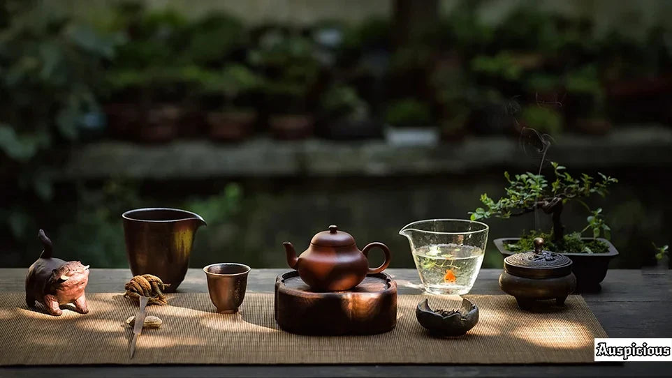 优雅渐变粉色茶具套装，专为茶艺爱好者打造 | 便携式 & 时髦的