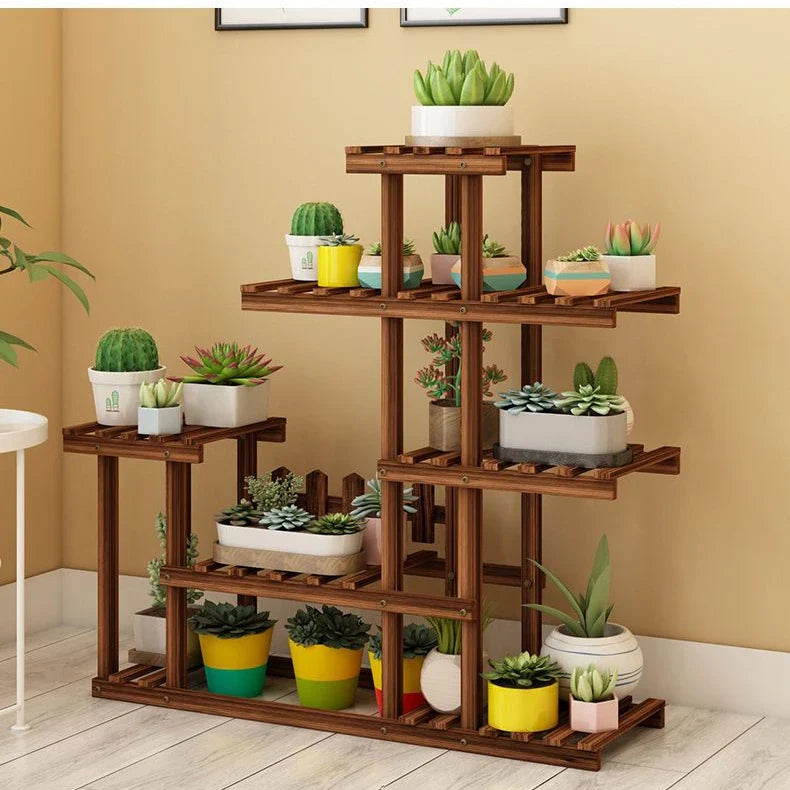 Support à fleurs de balcon multicouche - Chic et peu encombrant pour les amateurs de plantes