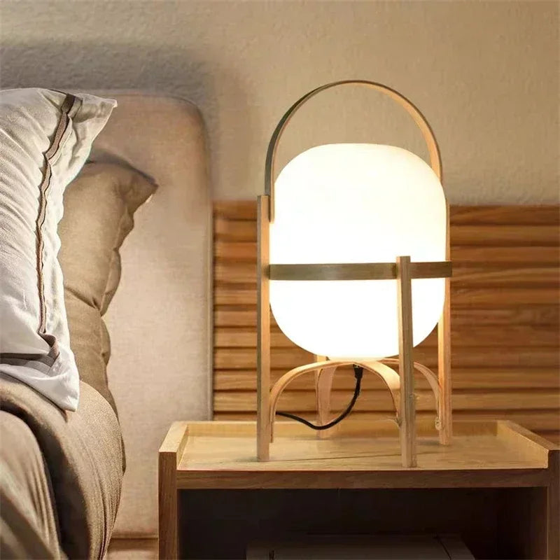 Modern Bamboo Floor Lamp – Chic LED Lighting for Home