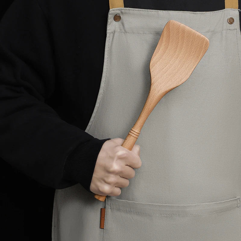 Eco-Friendly Wood Utensils Set for Natural Cooking Bliss