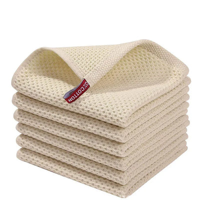 Super Absorbent Cotton Dishcloth - Soft & Stylish Kitchen Essential