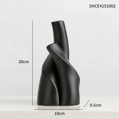 Modern Ceramic Frosted Vase - Unique Décor for Home & Office