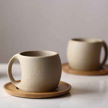 Elegant Ceramic Coffee Cups - 220ml for Coffee Lovers!