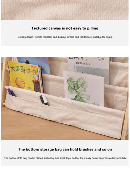 Libreria per bambini in legno: spazio elegante per i giovani lettori!