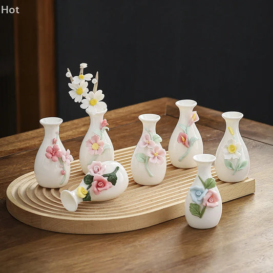 Handmade Ceramic Flower Vase - Elegance for Home Decor